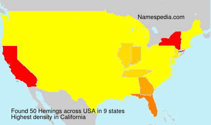 Surname Hemings in USA Surname Hemings in USA