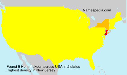 Surname Hemintakoon in USA Surname Hemintakoon in USA