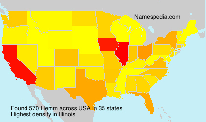 Surname Hemm in USA Surname Hemm in USA