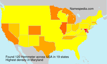 Surname Hemmeter in USA Surname Hemmeter in USA