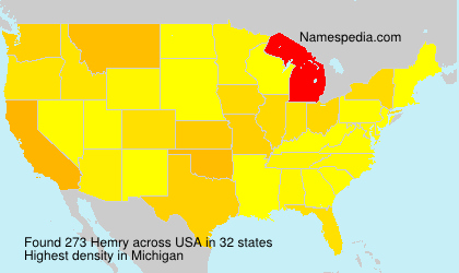 Surname Hemry in USA Surname Hemry in USA