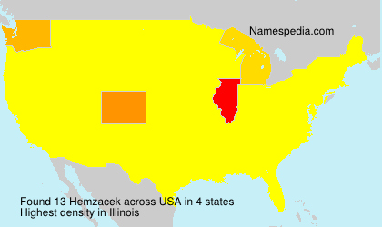 Surname Hemzacek in USA Surname Hemzacek in USA