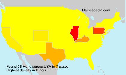 Surname Henc in USA Surname Henc in USA