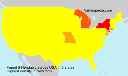 Surname Hendawy in USA Surname Hendawy in USA