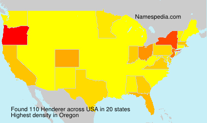 Surname Henderer in USA Surname Henderer in USA