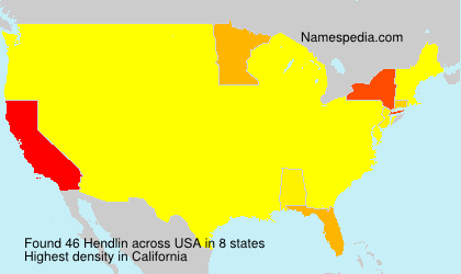 Surname Hendlin in USA Surname Hendlin in USA