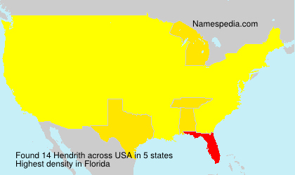 Surname Hendrith in USA Surname Hendrith in USA