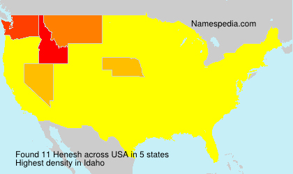 Surname Henesh in USA Surname Henesh in USA