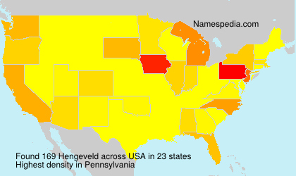 Surname Hengeveld in USA Surname Hengeveld in USA