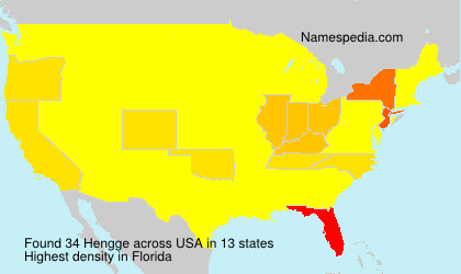 Surname Hengge in USA Surname Hengge in USA