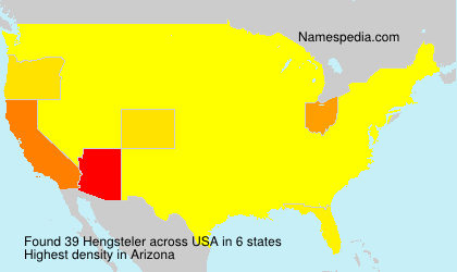 Surname Hengsteler in USA Surname Hengsteler in USA
