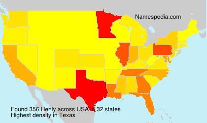 Surname Henly in USA Surname Henly in USA