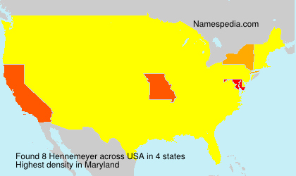 Surname Hennemeyer in USA Surname Hennemeyer in USA