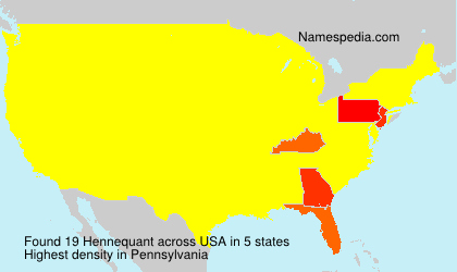 Surname Hennequant in USA Surname Hennequant in USA