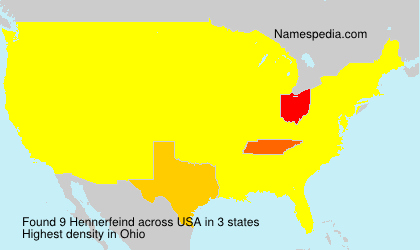 Surname Hennerfeind in USA Surname Hennerfeind in USA