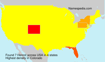Surname Henrot in USA Surname Henrot in USA
