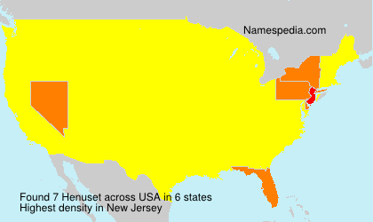 Surname Henuset in USA Surname Henuset in USA