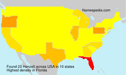 Surname Henzell in USA Surname Henzell in USA
