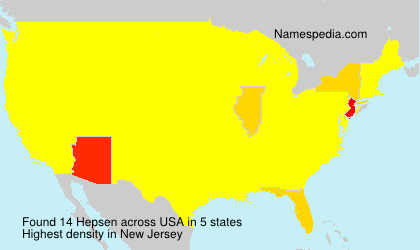 Surname Hepsen in USA Surname Hepsen in USA