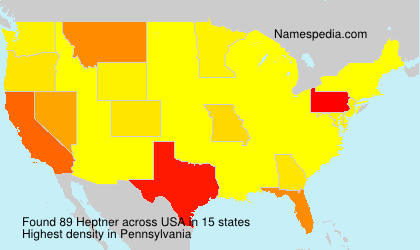 Surname Heptner in USA Surname Heptner in USA