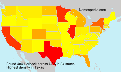 Surname Herbeck in USA Surname Herbeck in USA