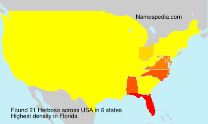Surname Herboso in USA Surname Herboso in USA