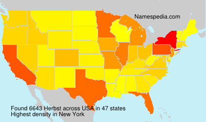 Surname Herbst in USA Surname Herbst in USA