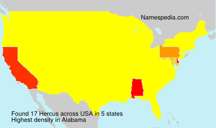 Surname Hercus in USA Surname Hercus in USA