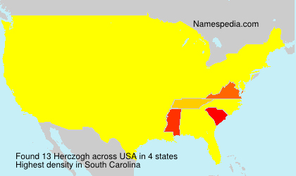 Surname Herczogh in USA Surname Herczogh in USA