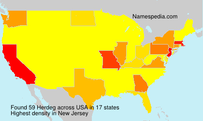 Surname Herdeg in USA Surname Herdeg in USA
