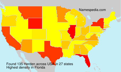 Surname Herden in USA Surname Herden in USA