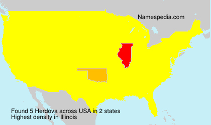 Surname Herdova in USA Surname Herdova in USA