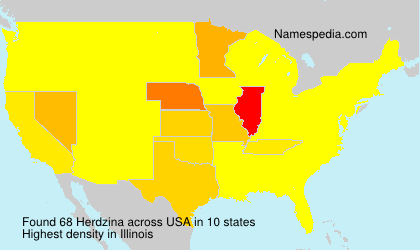 Surname Herdzina in USA Surname Herdzina in USA