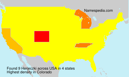Surname Herjeczki in USA