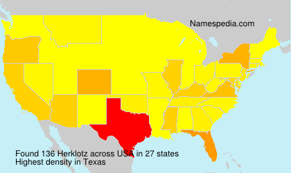 Surname Herklotz in USA Surname Herklotz in USA