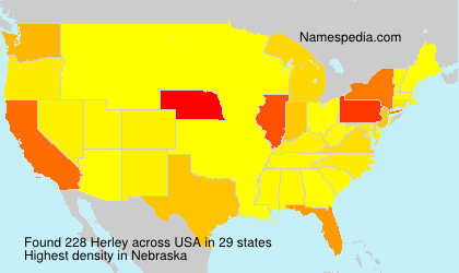 Surname Herley in USA Surname Herley in USA