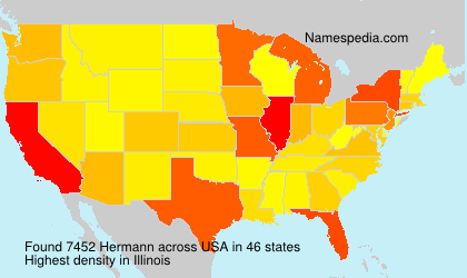 Surname Hermann in USA Surname Hermann in USA