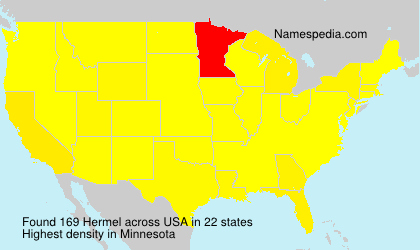 Surname Hermel in USA Surname Hermel in USA