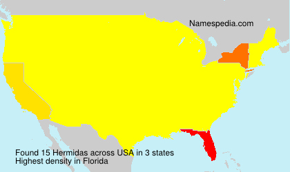 Surname Hermidas in USA Surname Hermidas in USA