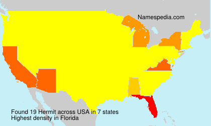 Surname Hermit in USA