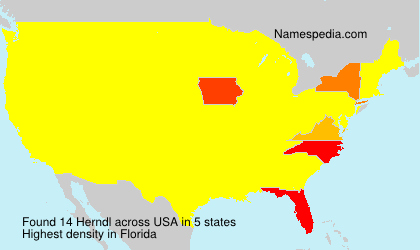Surname Herndl in USA Surname Herndl in USA