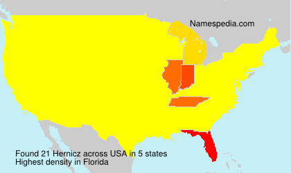 Surname Hernicz in USA Surname Hernicz in USA