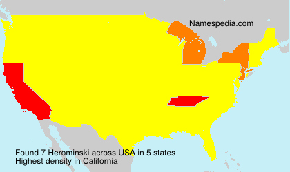 Surname Herominski in USA Surname Herominski in USA