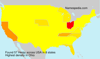 Surname Herpy in USA Surname Herpy in USA