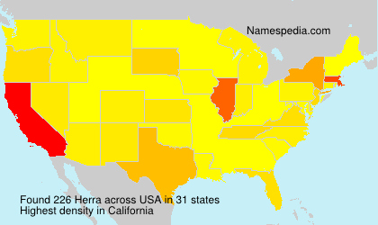 Surname Herra in USA Surname Herra in USA