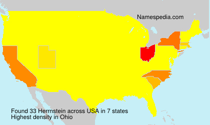 Surname Herrnstein in USA Surname Herrnstein in USA