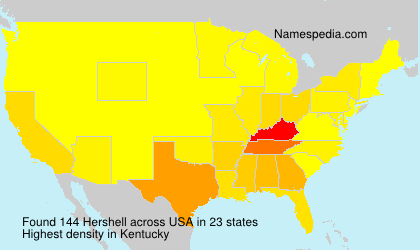 Surname Hershell in USA Surname Hershell in USA
