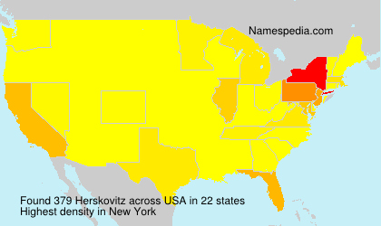 Surname Herskovitz in USA Surname Herskovitz in USA