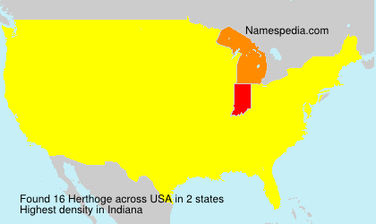 Surname Herthoge in USA Surname Herthoge in USA