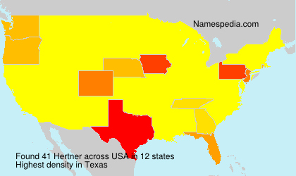 Surname Hertner in USA Surname Hertner in USA